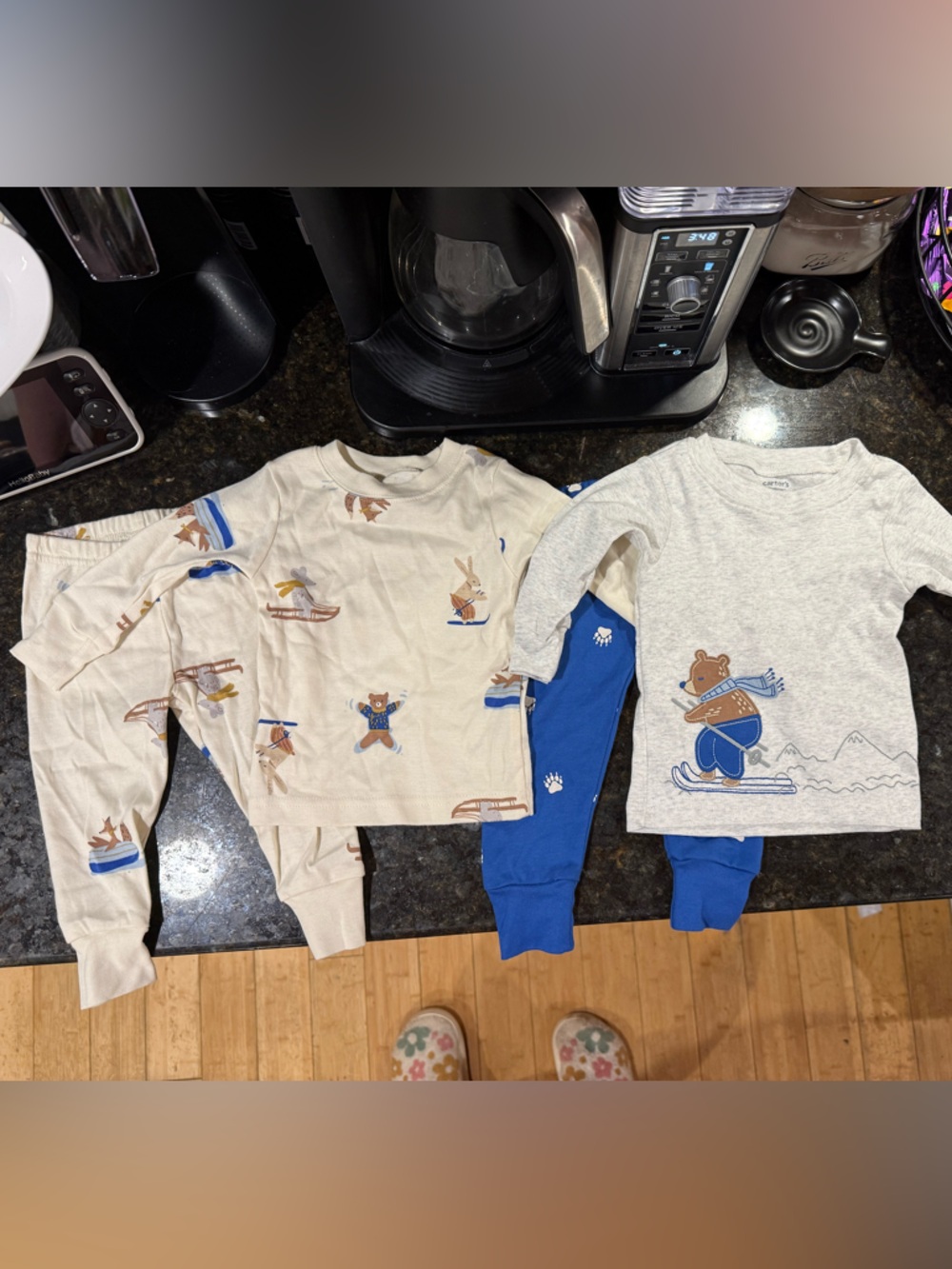Carter's Gray and Blue Baby Outfit